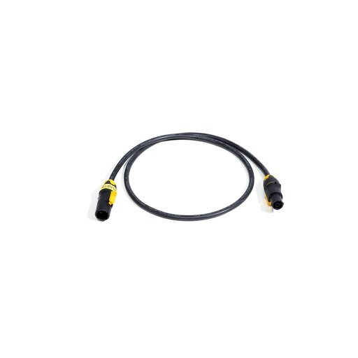 Schwarzes Netzkabel von Videomodul zu Videomodul