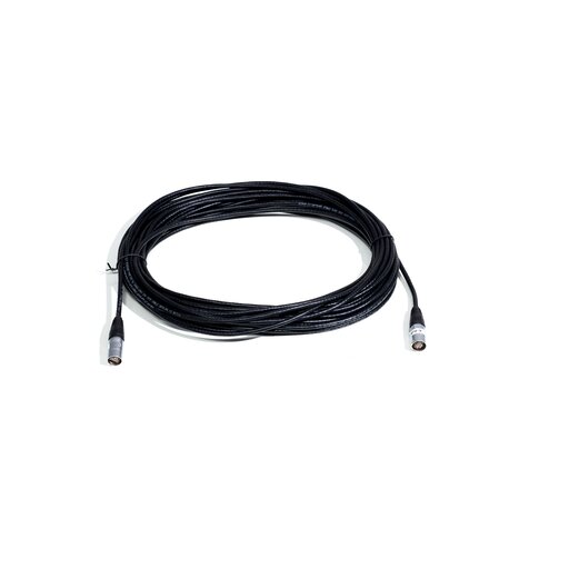 Black network cable with Neutrik plug