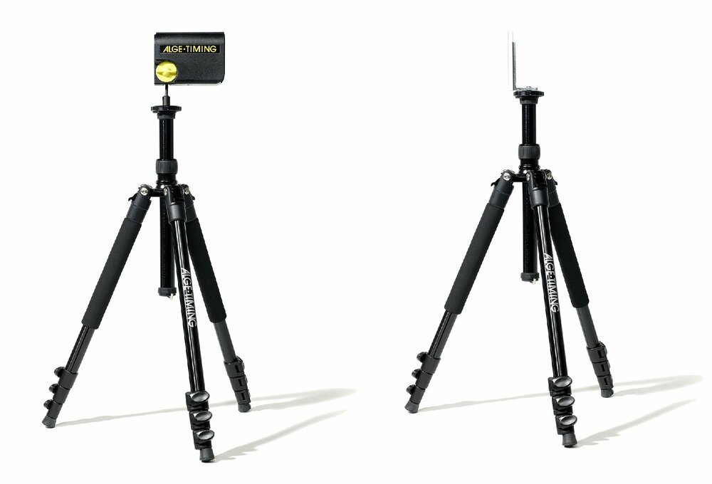 Set bestehend aus PR1aW Lichtschranke, REF-L Reflektor und zwei Stativen